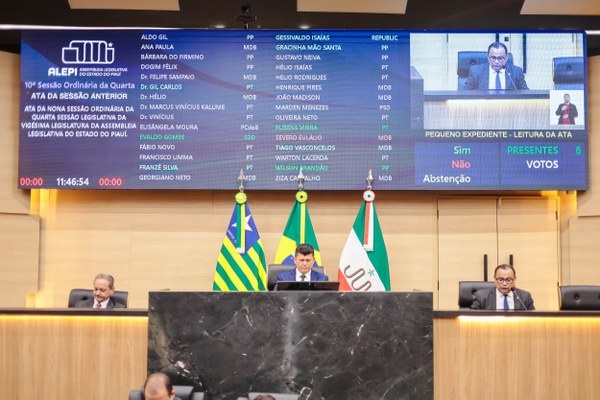 Proposta enviada pelo governo começa a tramitar na Assembleia Legislativa do Piauí.