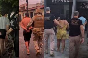 Suspeitos de criar perfis falsos de advogados e cobrar taxas de vítimas são presos (Foto: Divulgação/SSP-PI)