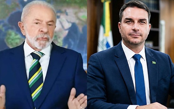 Vantagem de Lula sobre Flávio Bolsonaro diminui e cenário vira empate técnico, diz Datafolha