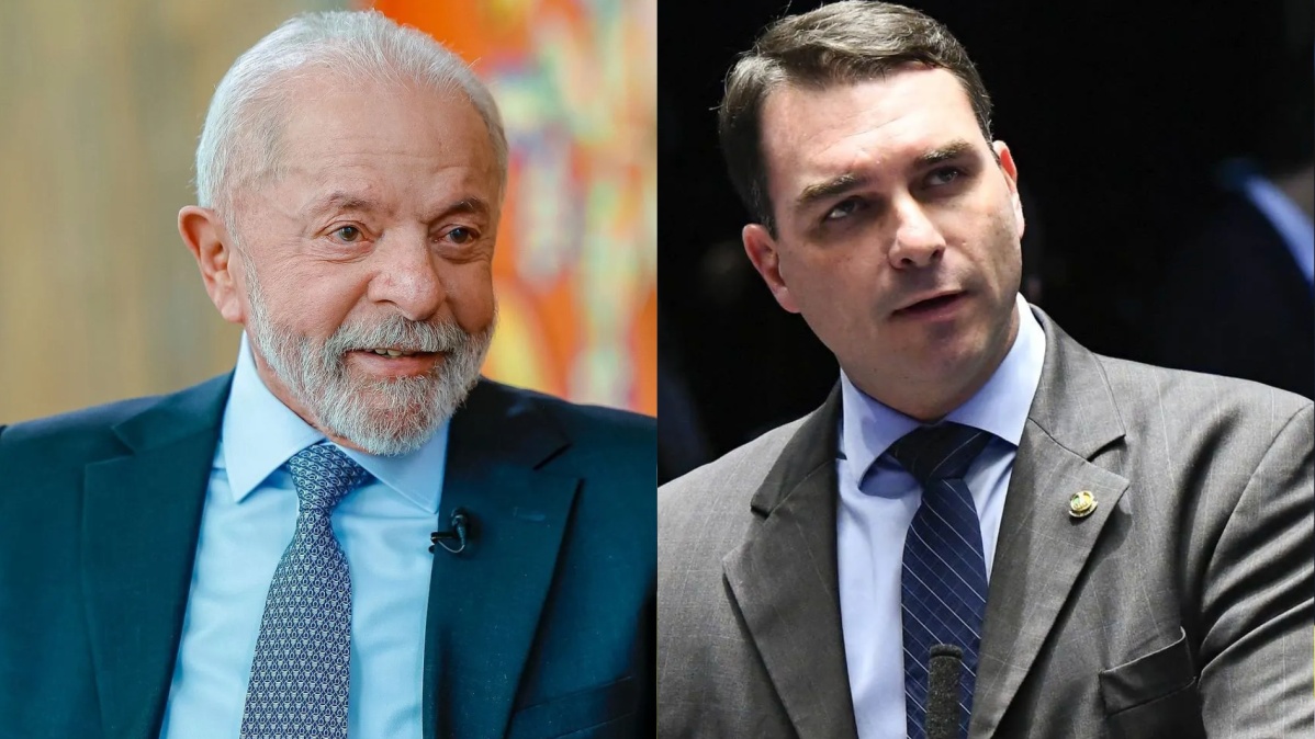 Vantagem de Lula sobre Flávio Bolsonaro diminui e cenário vira empate técnico, diz Datafolha