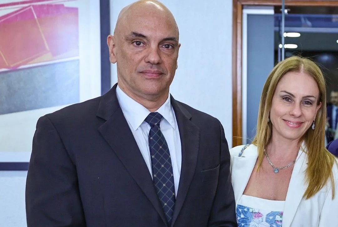 Alexandre de Moraes e sua esposa, Viviane Barci de Moraes