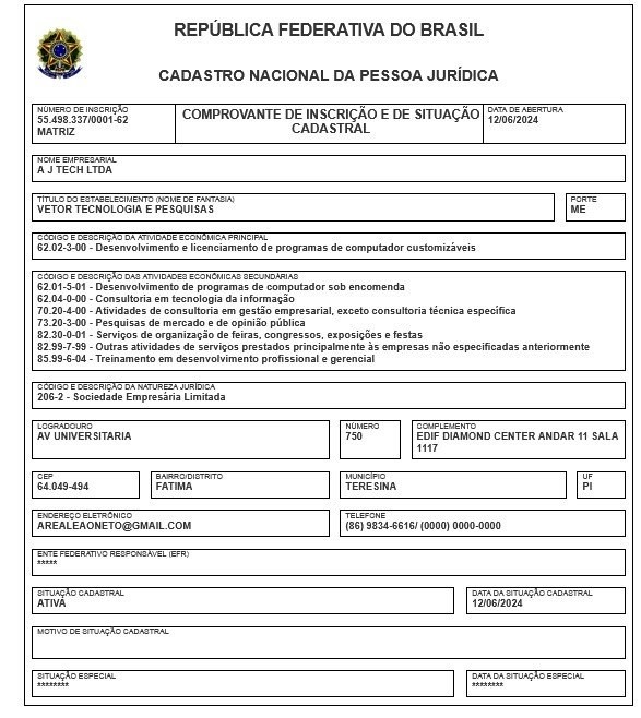 Comprovante de Inscrição e Situação Cadastral — CNPJ 55.498.337/0001-62 | Receita Federal