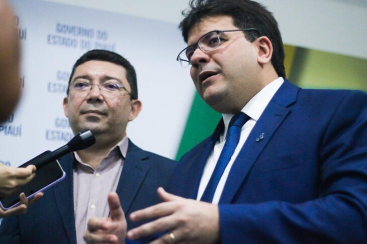 Ellen Gera, presidente da ETIPI e Rafael Fonteles, governador do Piauí