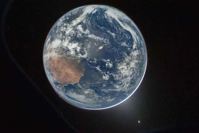 Imgem inédita da Terra, vista do espaço
