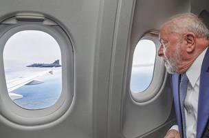 Lula em viagem (Foto: Ricardo Stuckert)