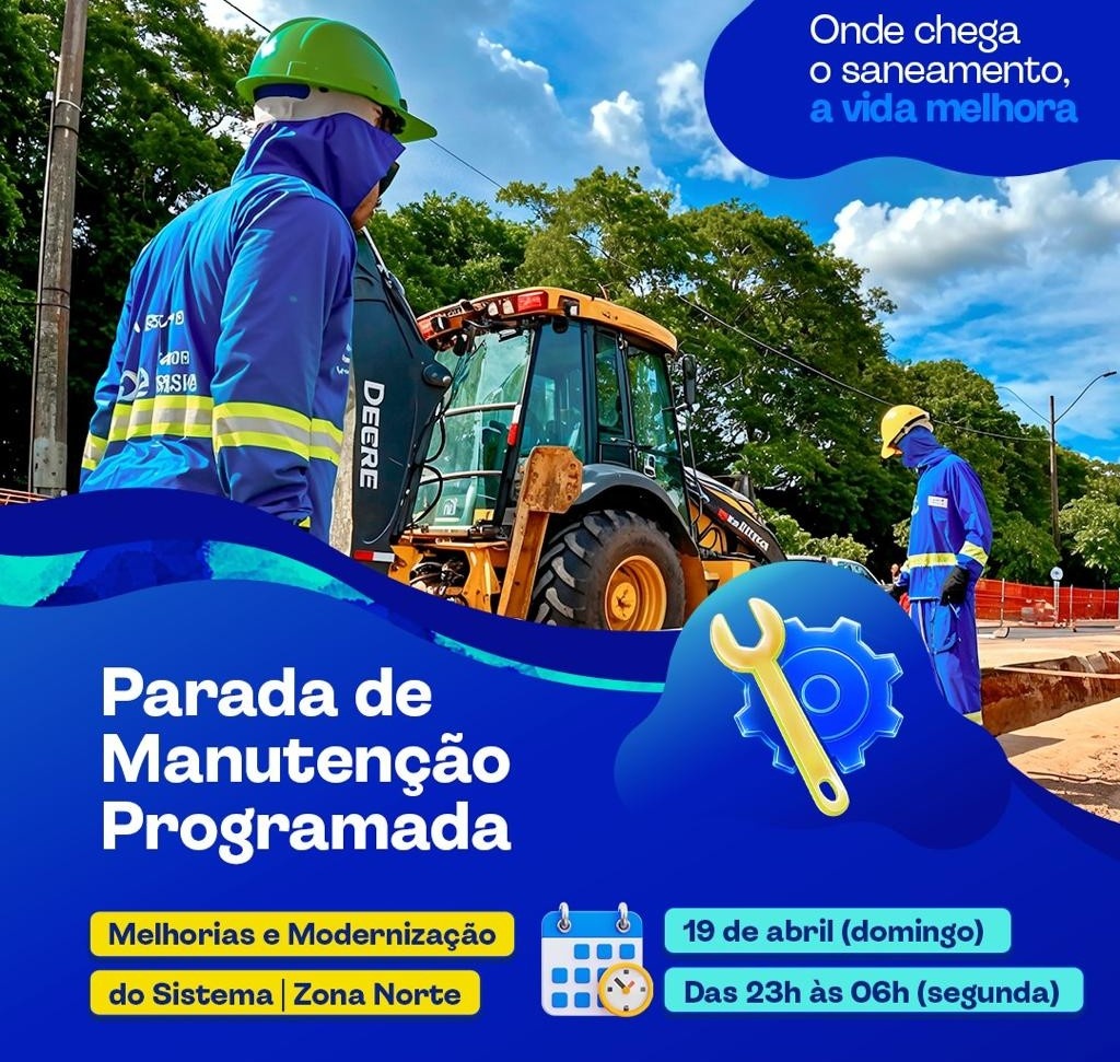 Parada programada para manutenção