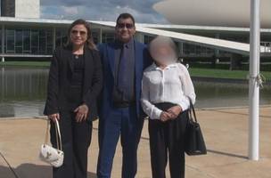 Prefeito de Geminiano, Jailson Campos ao lado de sua esposa, Auridete Campos (Foto: Reprodução/Redes Sociais)