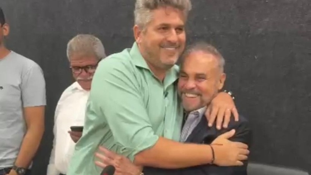 Prefeito Pablo Santos e Araújinho, dono da Soma