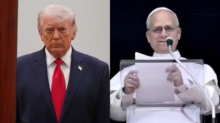 Presidente Donald Trump e Papa Leão XIV
