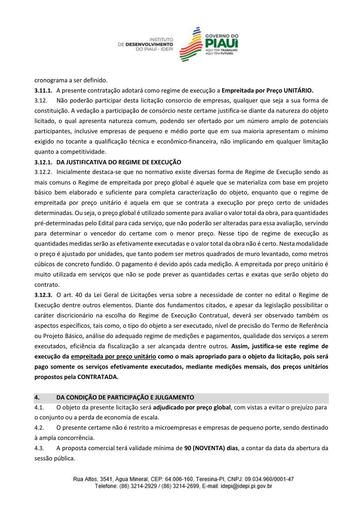 Termo de Referência TD 06 — item 3.12 ("Não poderão participar desta licitação consorcio de empresas...") · Processo SEI nº 00119.000393/2023-29