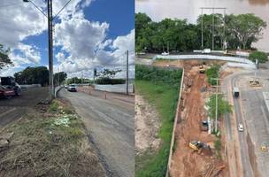 Trecho da Avenida Maranhão deve ser liberado nesta segunda (13) após obras de galeria em Teresina (Foto: Divulgação/PMT)