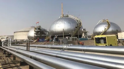 Unidade de processamento de petróleo bruto da Saudi Aramco