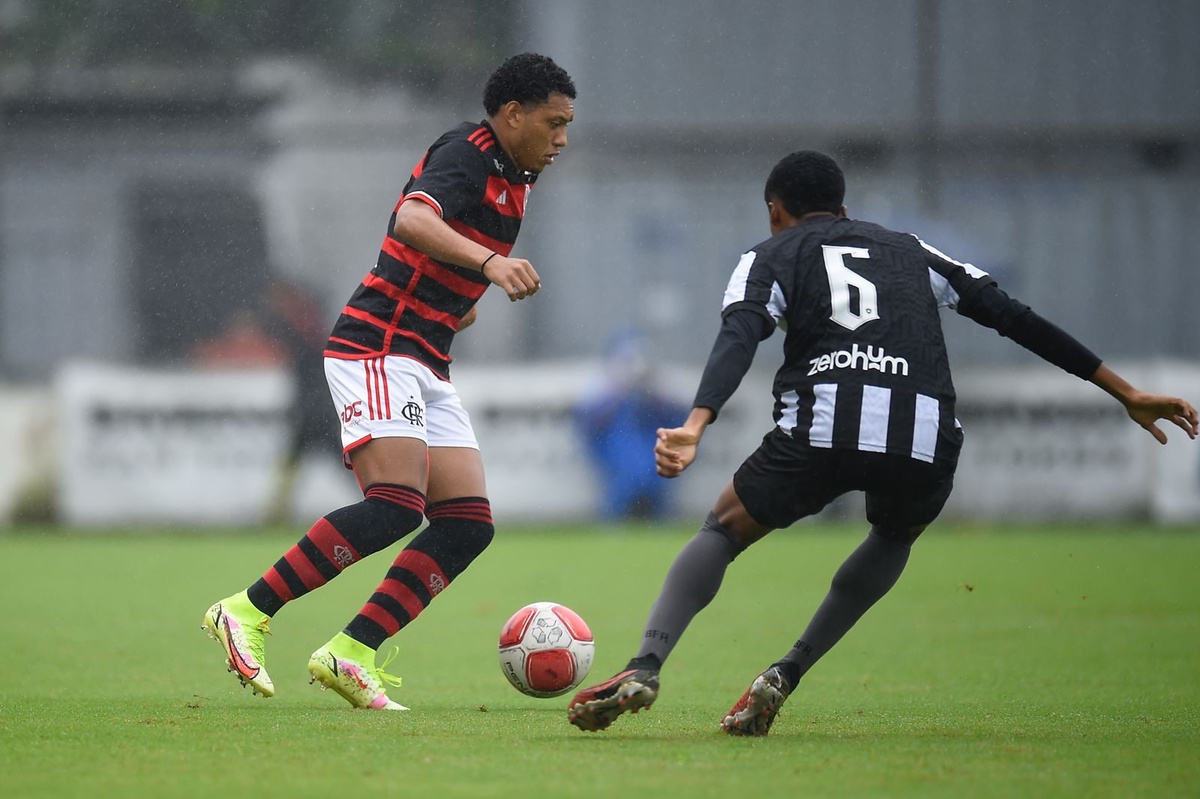 Flamengo x Botafogo categoria sub-20