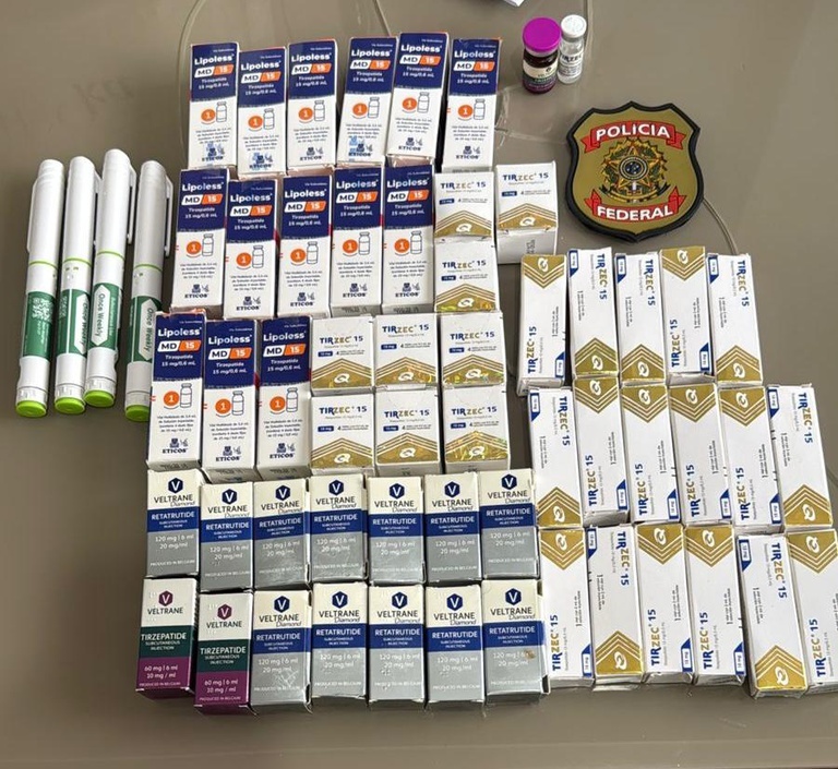 Medicamentos ilegais foram apreendidos