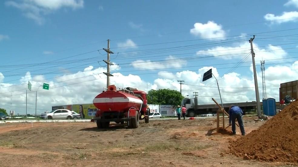 Obra de duplicação da BR-343 em Teresina