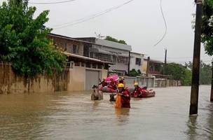 Temporais atingem famílias em Pernambuco e Paraíba (Foto: Divulgação/Governo de Pernambuco)