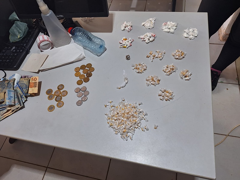 Drogas apreendidas