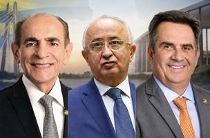 Marcelo Castro, Julio Cesar e Ciro Nogueira (Foto: Imagem gerada por IA)