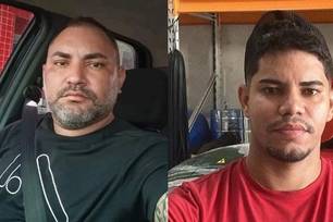 Marco Antonio Borges Resende, ex-vereador de São João do Arraial, e Benedito Cardoso de Sousa Neto, a vítima