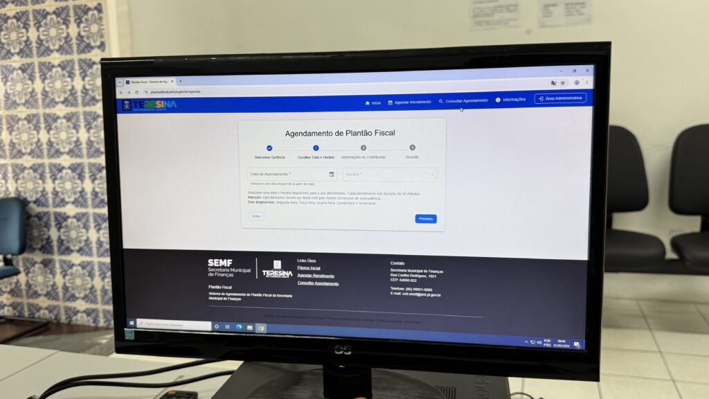 Novo sistema busca reduzir filas e agilizar o atendimento ao contribuinte.