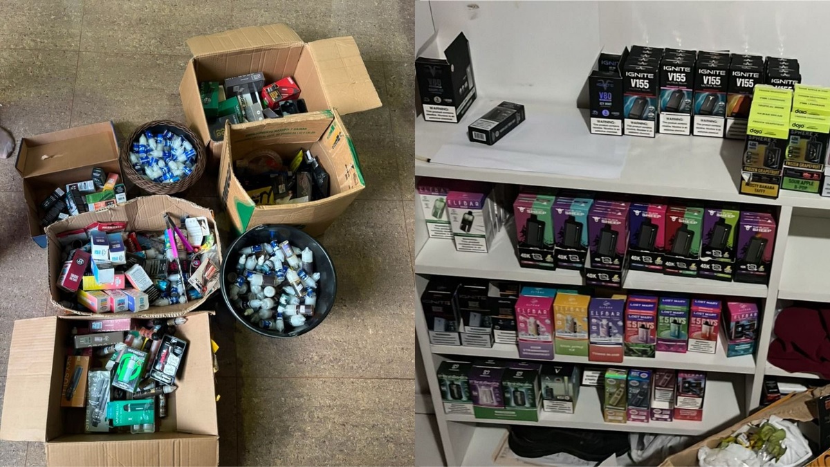 Operação da PF mira grupos suspeitos de abastecer mercado ilegal de cigarros e vapes.