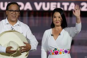 Roberto Sanchez e Keiko Fujimori
