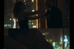 Cauã Reymond e Leticia Colin em cena da série 'Jogada de risco'