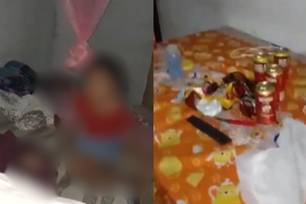 Crianças foram encontradas sozinhas dentro de uma residência