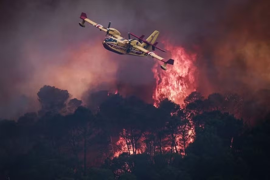 Incêndios florestais na França
