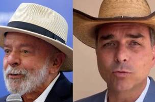 Lula e Flávio Bolsonaro (Foto: Paulo Pinto/Agência Brasil/Instagram/Reprodução)