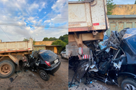 Motorista morre após carro atingir caçamba parada em Teresina
