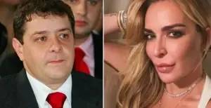 O filho de Lula, Lulinha, e a amiga Roberta Luchsinger (Foto: Reprodução/Redes sociais)