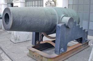 Canhão "Presidente López", homenagem ao pai de Solano López. (Foto: Museu Histórico Nacional)