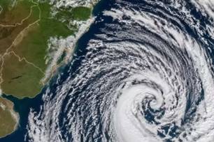 Ciclone começa a se organizar entre o Sul do Brasil e países vizinhos nesta quinta-feira. (Foto: Reprodução)