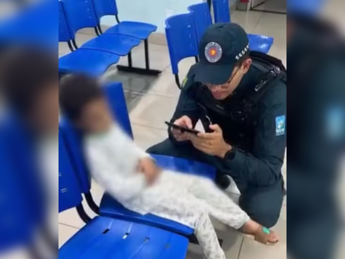 Criança foi resgatada por policiais