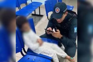 Criança foi resgatada por policiais