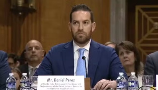 Daniel Perez foi indicado por Trump para assumir a embaixada dos EUA no Brasil.
