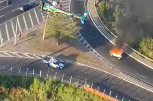 Imagens aéreas (Foto: Ascom/CBMPI)