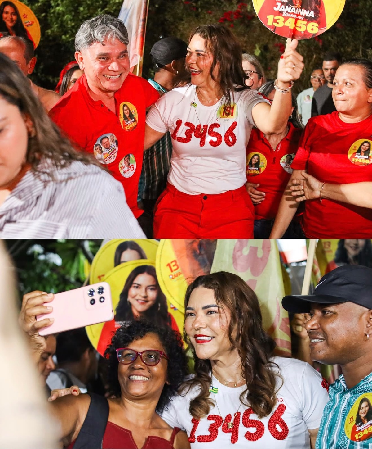 Jannaína Marques reuniu apoiadores e lideranças políticas durante inauguração de comitê em Teresina.