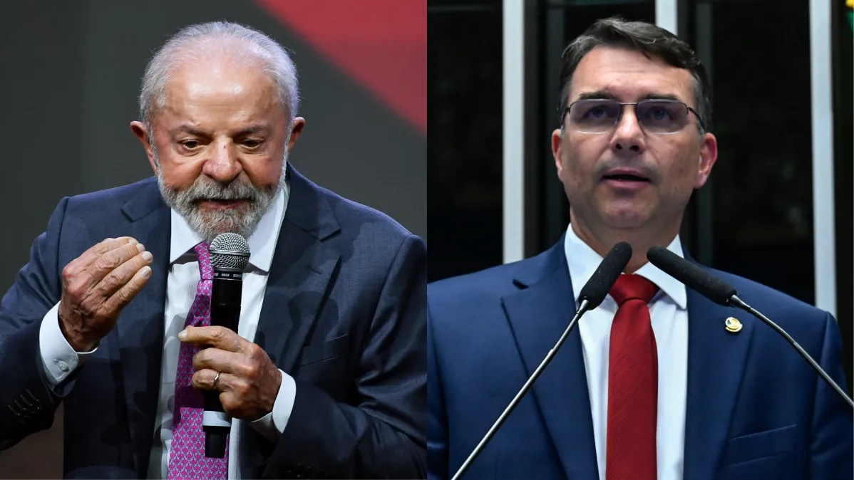 Lula e Flávio Bolsonaro estrearam no horário eleitoral do rádio neste sábado.