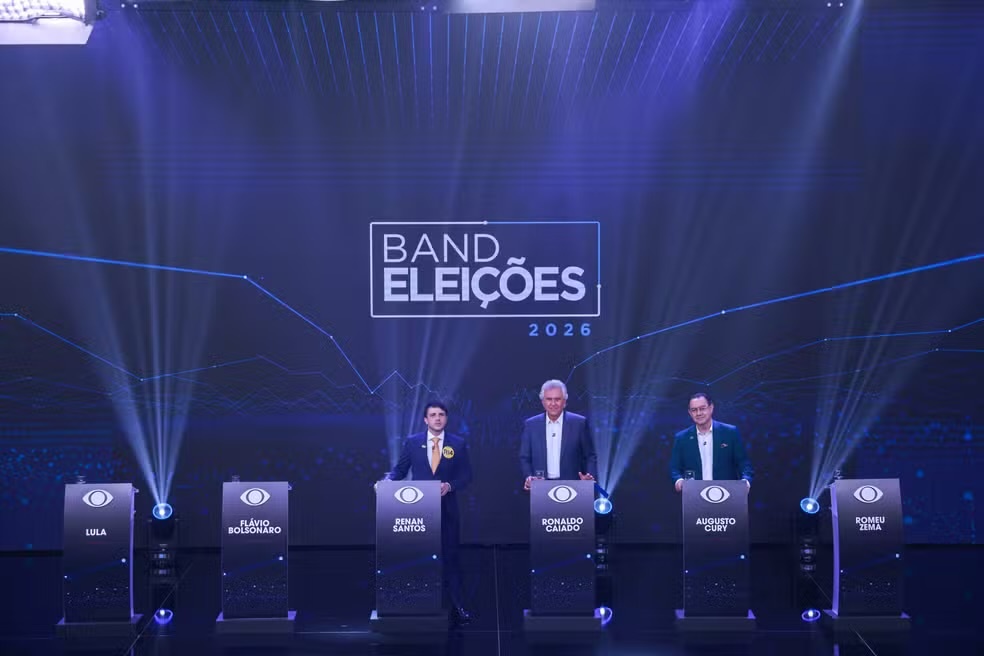 Primeiro debate presidencial tem ausências dos principais candidatos, Lula e Flávio Bolsonaro