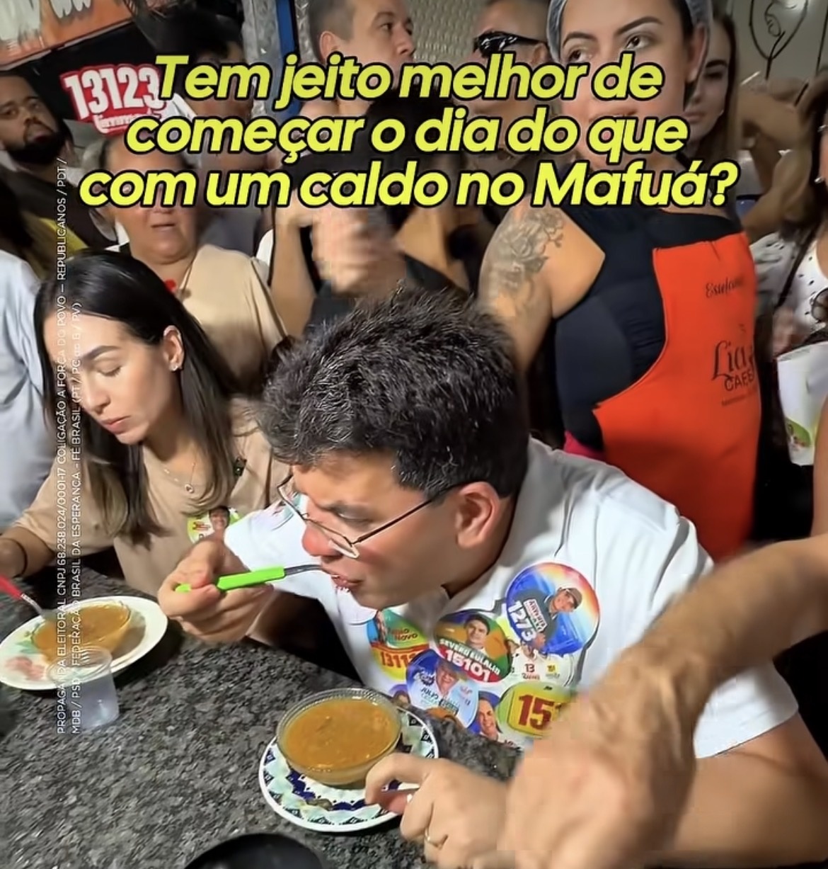 Rafael e Isabel em botecos do Mafuá? Comendo rabadas? Mão de vaca? Um caldo?