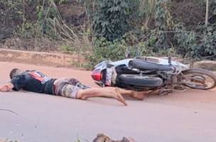 Suspeito foi surpreendido por um homem que efetuou disparos contra ele (Foto: Reprodução/Redes Sociais)
