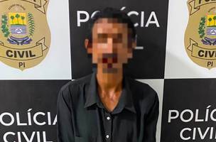 Suspeito tinha dois mandados de prisão por roubo em aberto (Foto: Divulgação/SSP-PI)