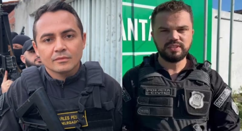Delegados Charles Pessoa e Ayslan.