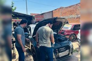 Empresário foi preso suspeito de adulteração de veículos (Foto: Divulgação/SSP-PI)