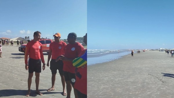 Equipes de resgate realizam buscas pelo jovem