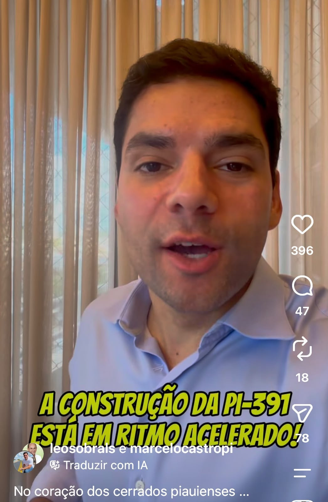 Leonardo Sobral e a intimidade com os construtores. Hein? Hein!
