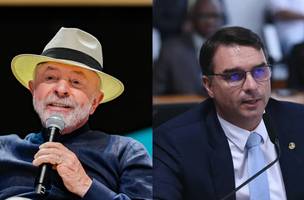 Lula e Flávio Bolsonaro estão entre os principais candidatos à Presidência em 2026. (Foto: Ricardo Stuckert/PR e Agência Senado)