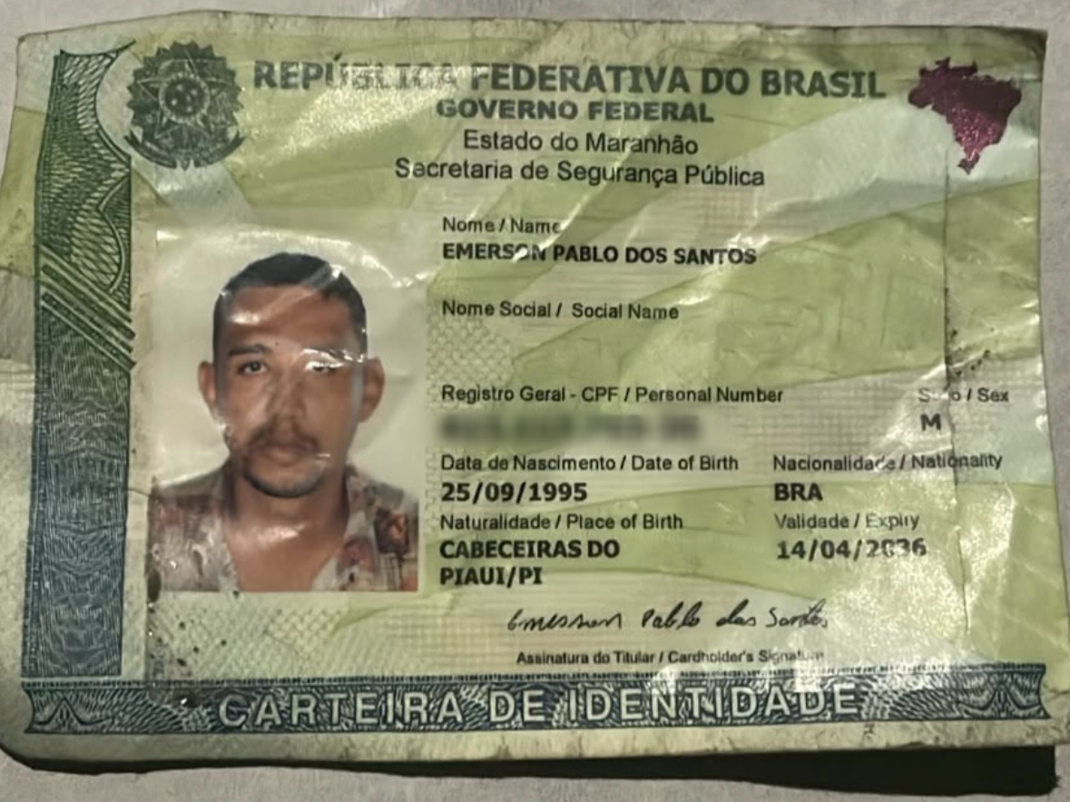 O suspeito
